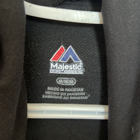 Pittsburgh Steelers Mens Hoodie Medium Majestic - Picture 3 of 3